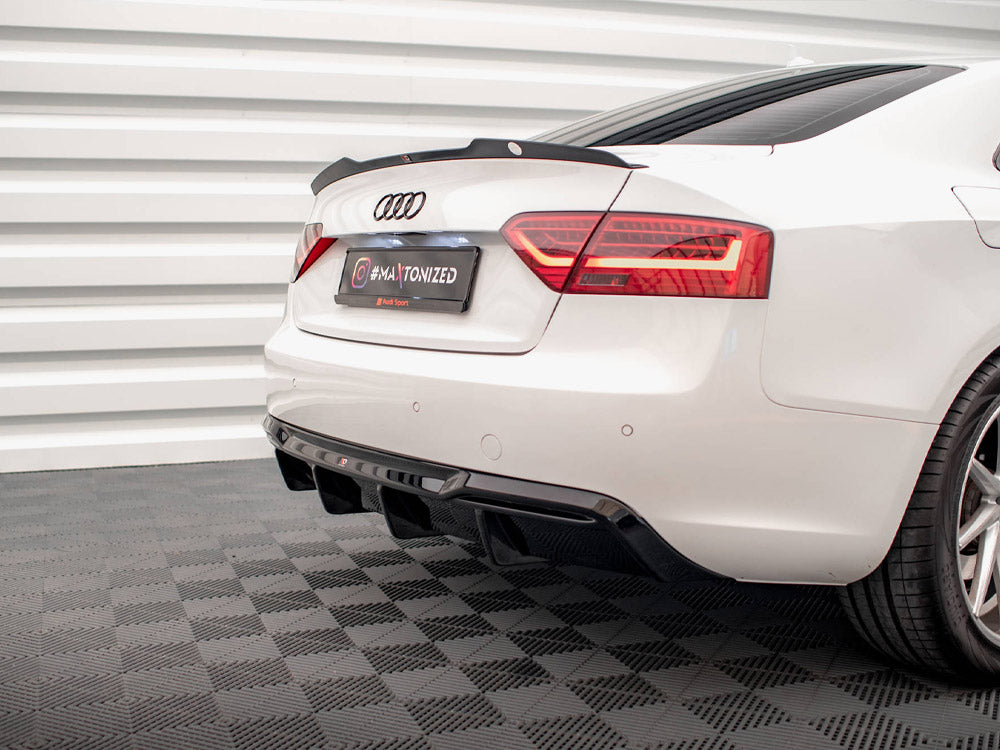 Audi - A5 Sportback 8T Facelift (Version with dual exhausts on one side): Maxton Rear Diffuser