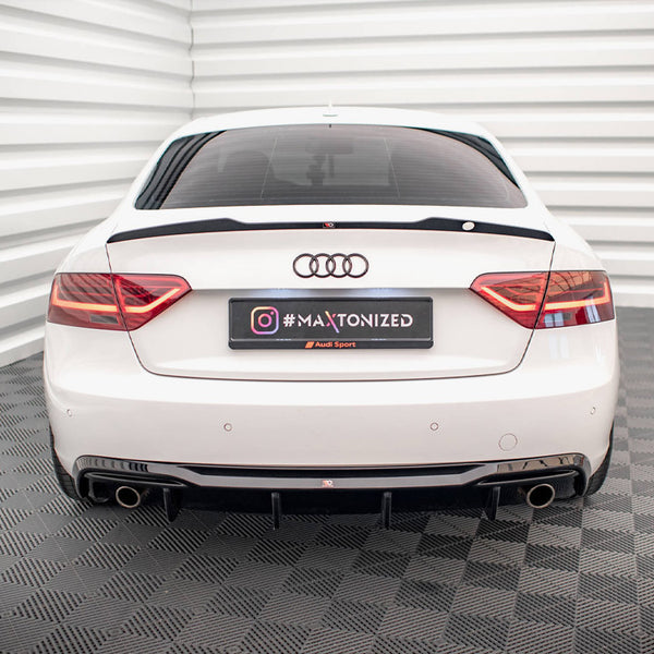 Audi - A5 Sportback 8T Facelift (Version with single exhausts on both sides): Maxton Rear Diffuser