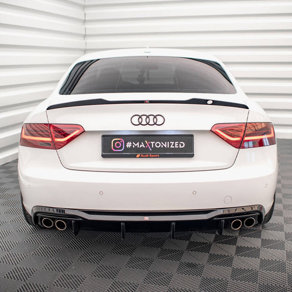 Audi - A5 Sportback 8T Facelift (Version with dual exhausts on both sides): Maxton Rear Diffuser