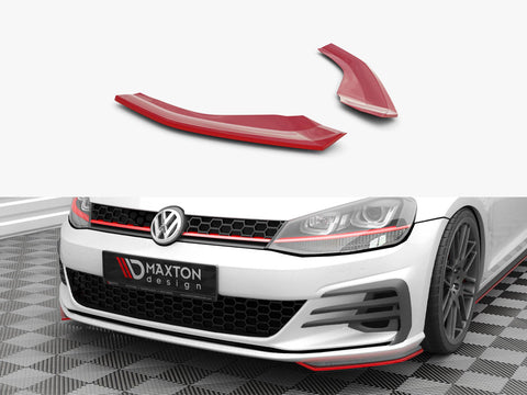 VW - Golf GTI / GTD MK7 Facelift: Maxton Front Side Splitters