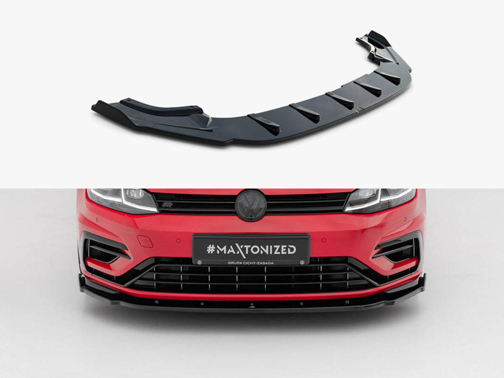 VW - Golf R / R Line MK7 Facelift: Maxton Front Splitter V1