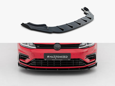 VW - Golf R / R Line MK7 Facelift: Maxton Front Splitter V1