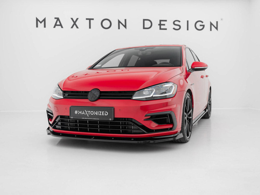 VW - Golf R / R Line MK7 Facelift: Maxton Front Splitter V1