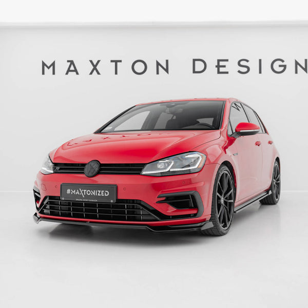 VW - Golf R / R Line MK7 Facelift: Maxton Front Splitter V2