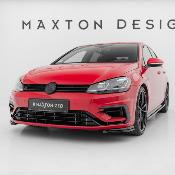 VW - Golf R / R Line MK7 Facelift: Maxton Front Side Splitters