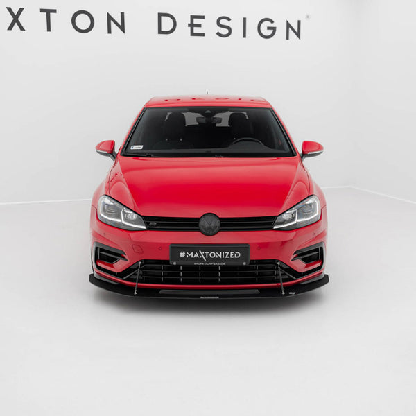 VW - Golf 7 R / R Line Facelift: Maxton Hybrid Front Racing Splitter