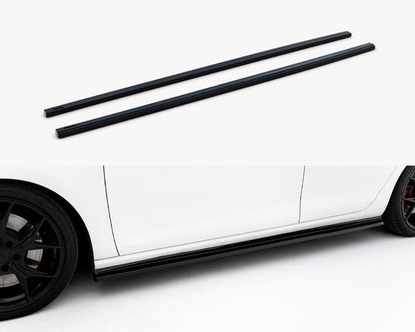 VW - Golf GTI / GTD MK7 / MK7 Facelift (narrow): Maxton Side Skirts V2