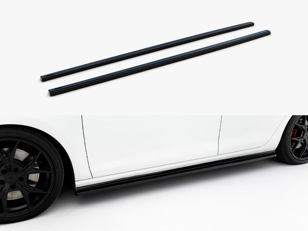 VW - Golf GTI / GTD MK7 / MK7 Facelift (narrow): Maxton Side Skirts V2