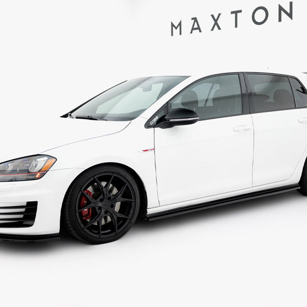 VW - Golf GTI / GTD MK7 / MK7 Facelift (narrow): Maxton Side Skirts V2