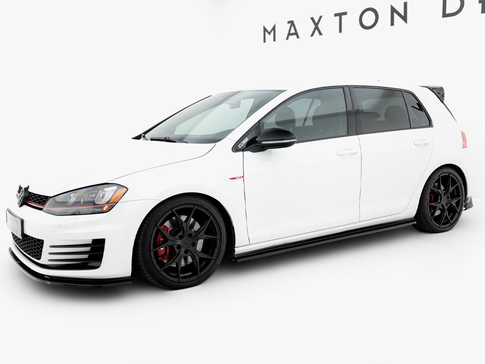 VW - Golf GTI / GTD MK7 / MK7 Facelift (narrow): Maxton Side Skirts V2