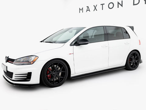 VW - Golf GTI / GTD MK7 / MK7 Facelift (narrow): Maxton Side Skirts V2