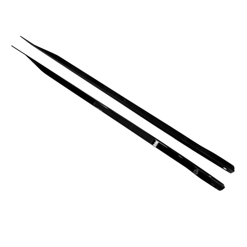 5 Series - G60: Gloss Black Side Skirts V1 Style 24+