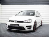 Golf R - MK7: Gloss Black Maxton Front Splitter V1 13-16