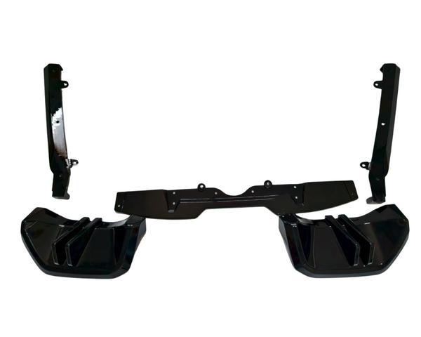 5 Series - G60 Gloss Black Rear Diffuser V2 Style 24+