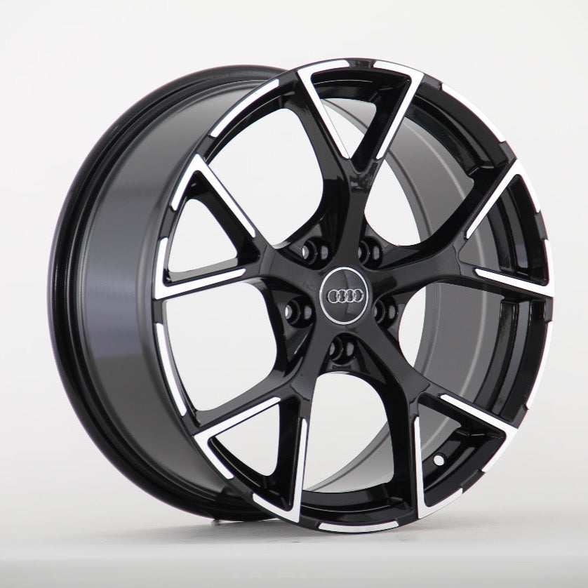 Audi A3 Alloy Wheels Diamond Cut RS3 Style β Carbon Accents