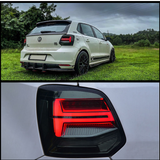 Polo MK5 - 6C/6R: Smoked Sequential LED Rear Tail Lights 11-17