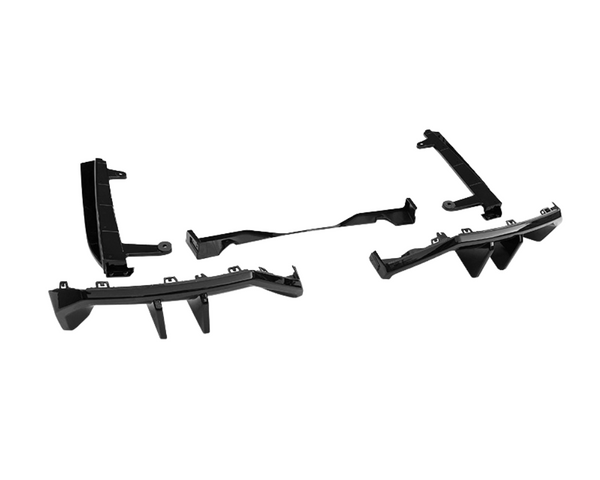 5 Series - G60: Gloss Black Rear Diffuser V1 Style 24+