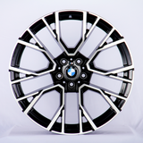 X5 - G05: 22" Diamond Cut Black M Performance Alloy Wheels 19+