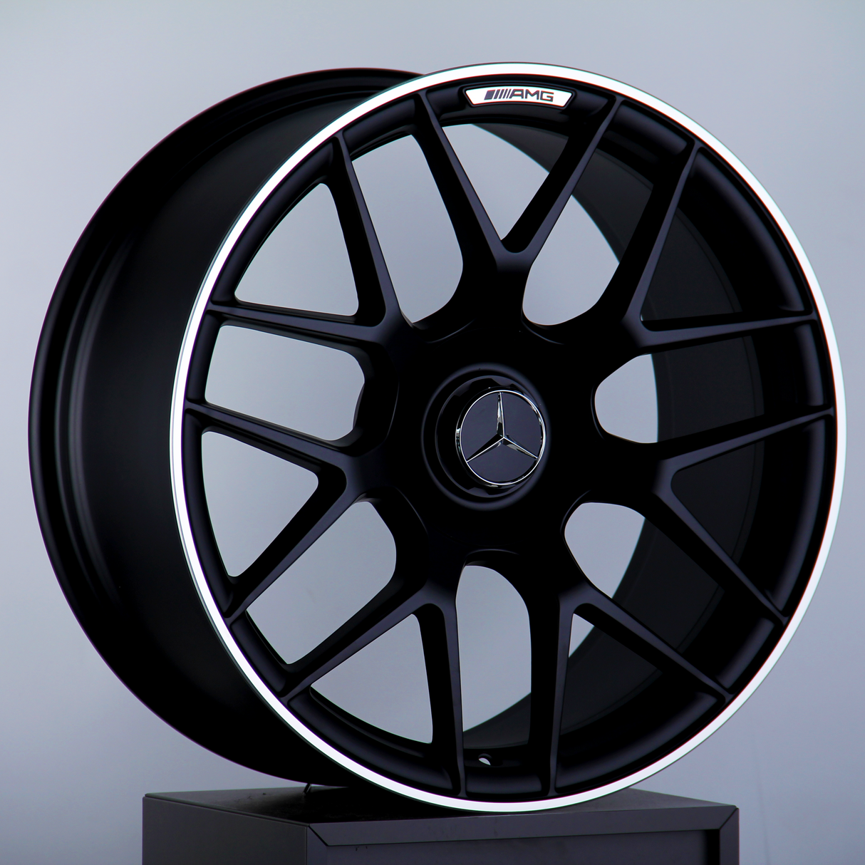 C Class - W205/C205: 20" Matt Black AMG Style Alloy Wheels 14-22