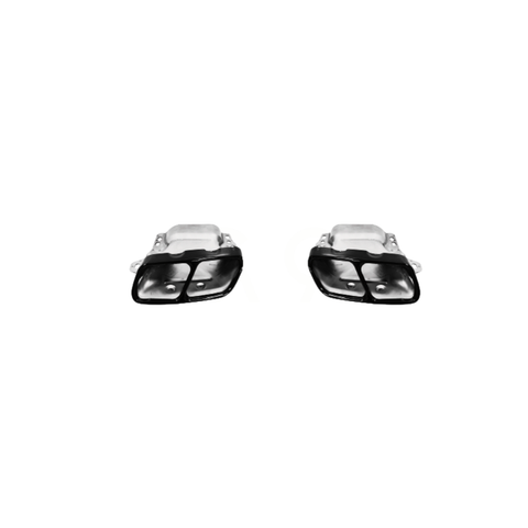 CLA - W117: Gloss Black CLA45 Style Gloss Black Diffuser with Exhaust Tips 13-18