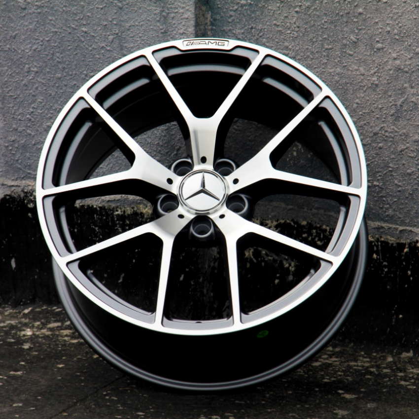 C Class - W205/C205: 19" Diamond Cut AMG Style Alloy Wheels 14-22