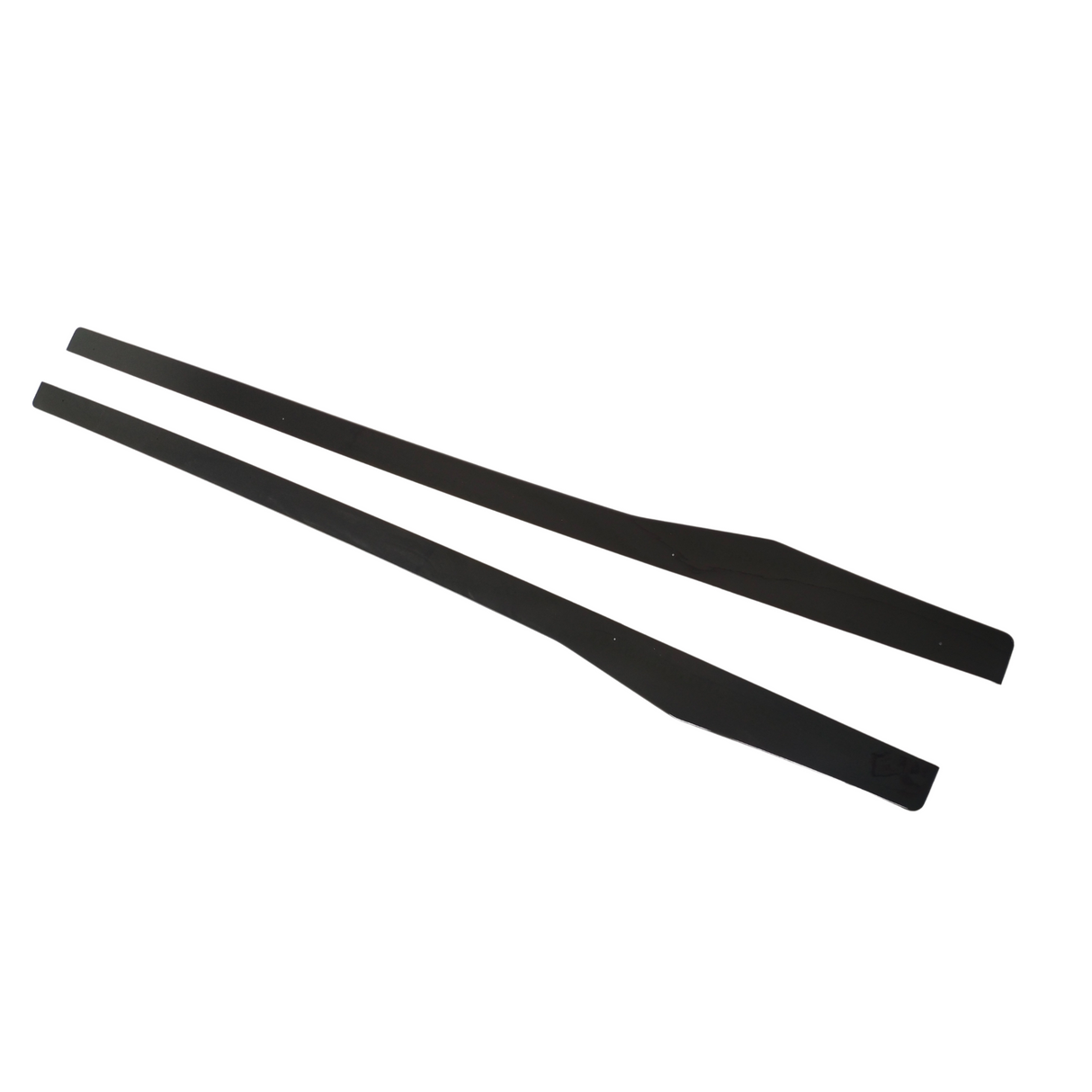 C Class - W205: Gloss Black AMG Style Side Skirts 14-21