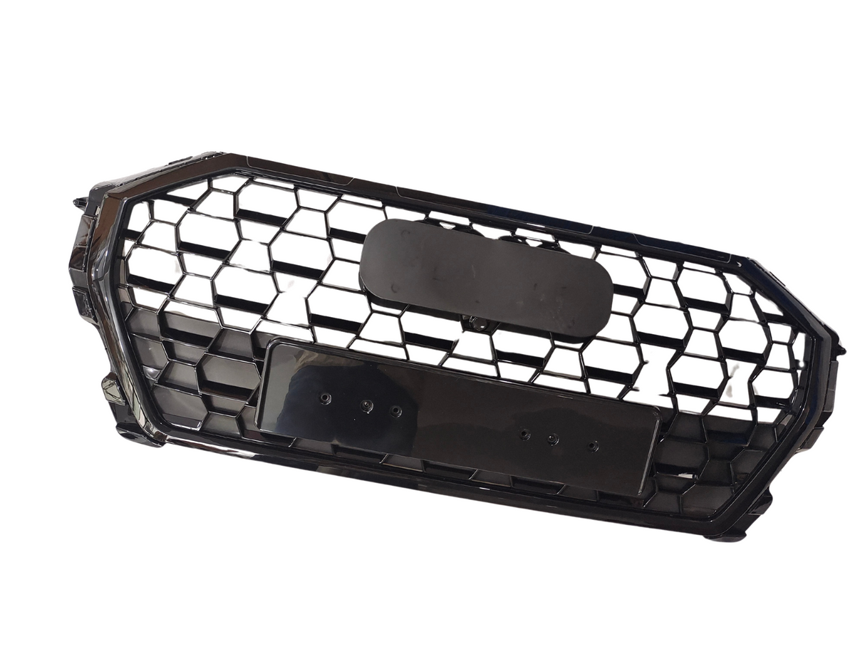 Q3 - F3: Gloss Black Honeycomb RS Style Grill 20+