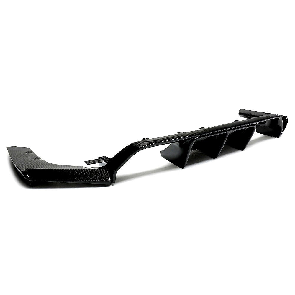 M3 M4 - F80/F82/F83: Dry Pre-Preg Carbon Fibre V Style Rear Diffuser 14-20