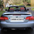 3 Series/M3 - E93 Convertible: Carbon Fibre Performance Style Spoiler 2009-2011 - Carbon Accents