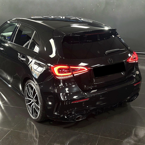 A Class - W177 Hatchback: Gloss Black Rear Spoiler 18+