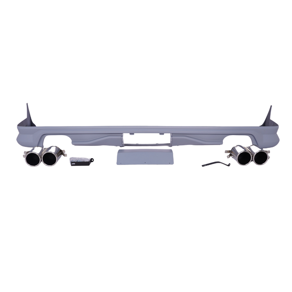 Transporter - T6 LWB: Primed Splitter Side Skirt Rear Bumper Spoiler 15-19