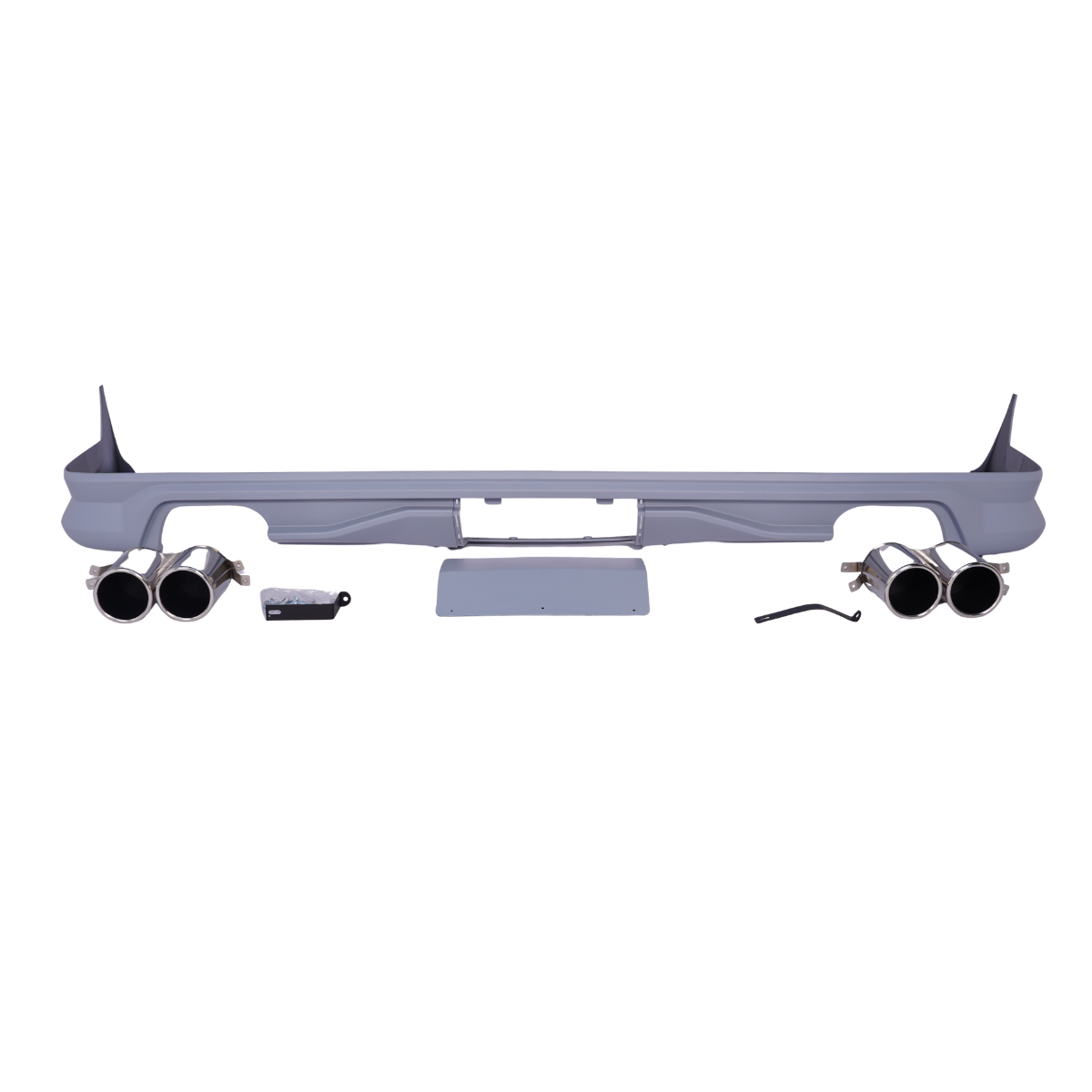 Transporter - T6 SWB: Primed Splitter Side Skirt Rear Bumper Spoiler 15-19