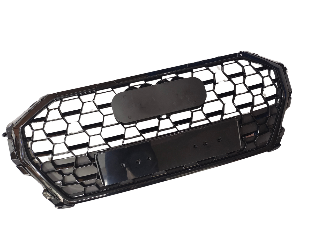 Q3 - F3: Gloss Black Honeycomb RS Style Grill 20+