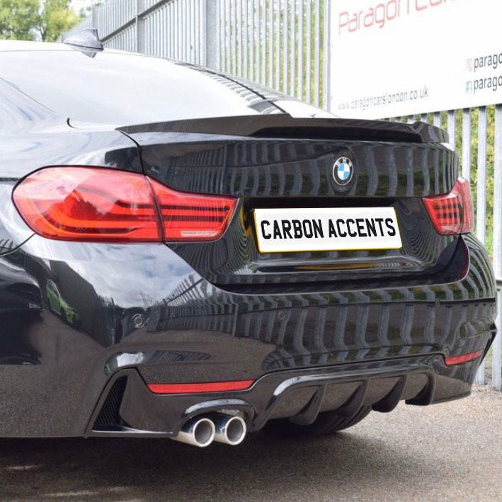 4 Series - F36 Gran Coupe: Carbon Fibre V Style Spoiler 14-20