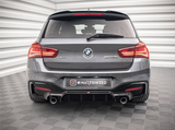 1 Series - F20/F21 Facelift: Gloss Black Maxton Rear Diffuser 15-19
