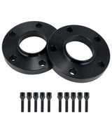 1 Series - F20/F21: Black Alloy Wheel Spacers & Bolts 11-19