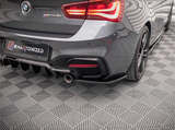 1 Series - F20/F21 Facelift: Gloss Black Maxton Rear Side Splitters 15-19
