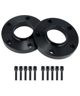 5 Series - E60: Black Wheel Spacers & Bolts 04-10