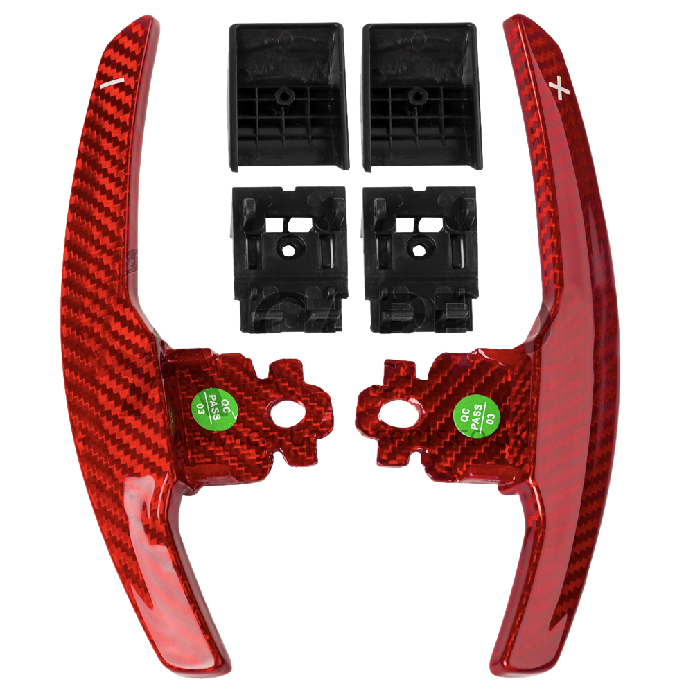 2 Series - F22/F23: Red Carbon Fibre Paddle Shifters 14-20