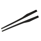 C Class - W205: Gloss Black AMG Style Side Skirts 14-21