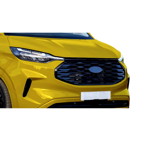 Ford Transit Custom MK2: Matt Black Badgeless Grill 24+