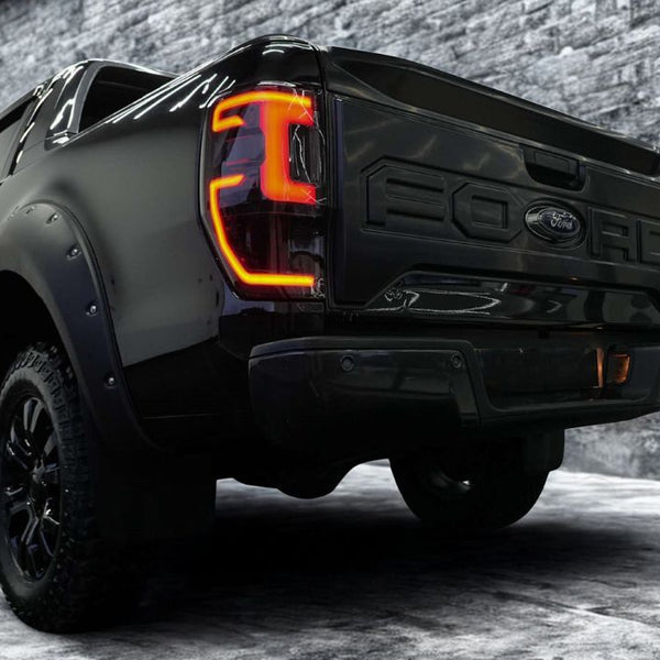 Ranger - T6/T7/T8: Satin Black Lower Bumper Twin Nudge Bar 12-22