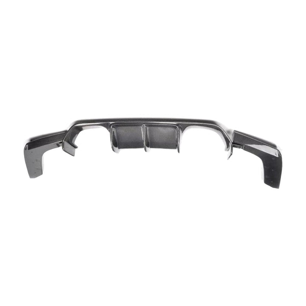 bmw m4 f80 f82 carbon fibre v style diffuser