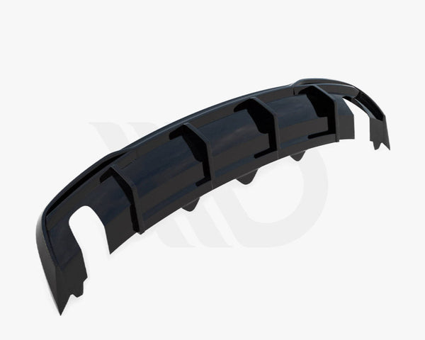 A black aerodynamic car component with multiple fins is placed on a plain white background. Text reads: "WORLDWIDE LEADER IN AERODYNAMIC COMPONENTS."