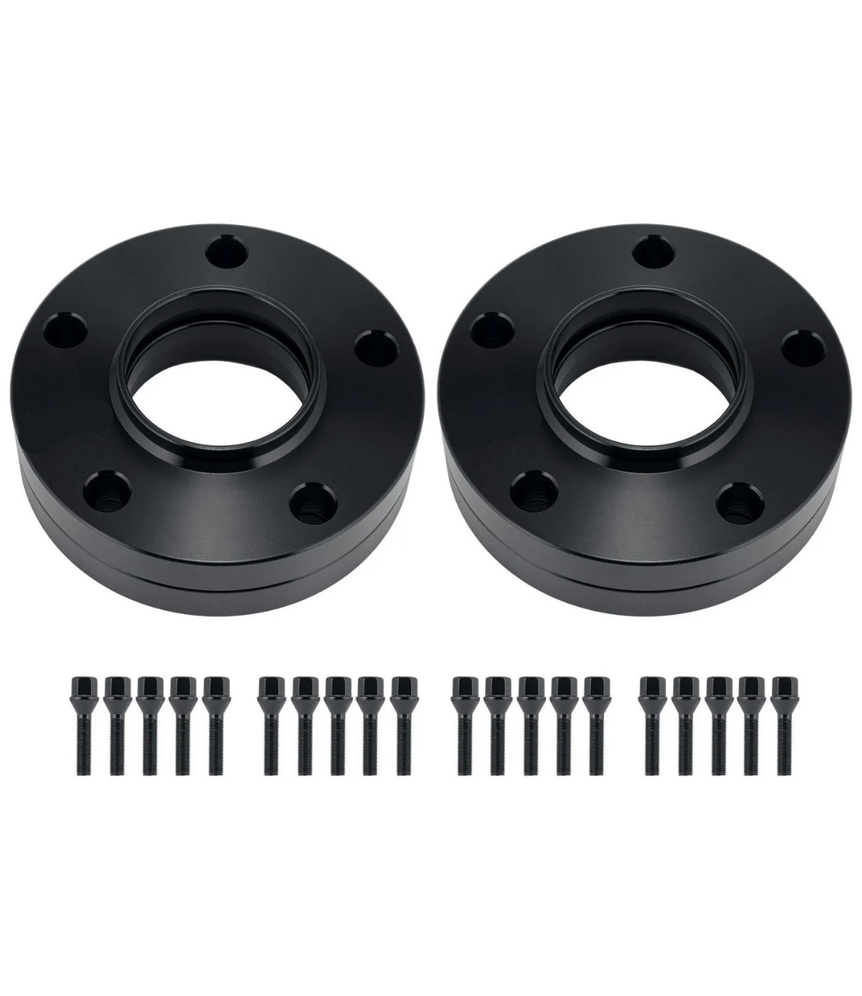 4 Series - F32/F33: Black Wheel Spacers & Bolts 14-20
