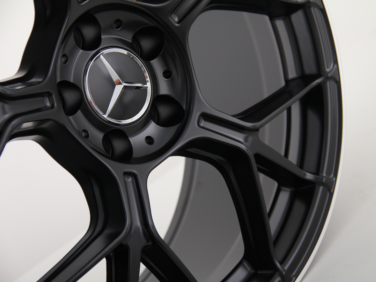 C Class - W204: 18" Satin Black New AMG Style Alloy Wheels 07-14