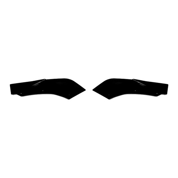 1 Series - F20/F21 Facelift: Gloss Black Rear Canards 15-19
