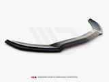A sleek, curved car spoiler is displayed on a plain white background. Text at the bottom reads, 