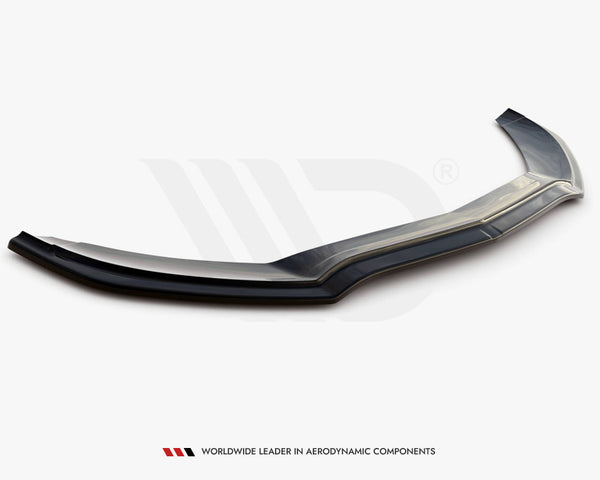 A sleek, curved car spoiler is displayed on a plain white background. Text at the bottom reads, "WORLDWIDE LEADER IN AERODYNAMIC COMPONENTS."