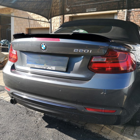 2 Series - F23: Gloss Black CS Style Spoiler 14-21